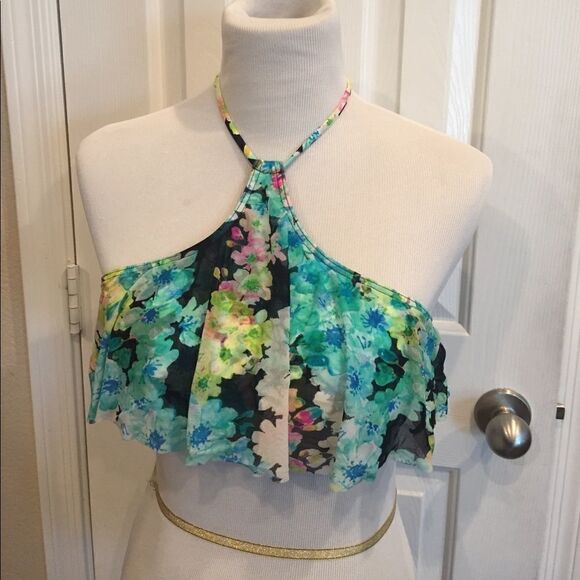 Floral bikini top (D9) - Picture 1 of 4